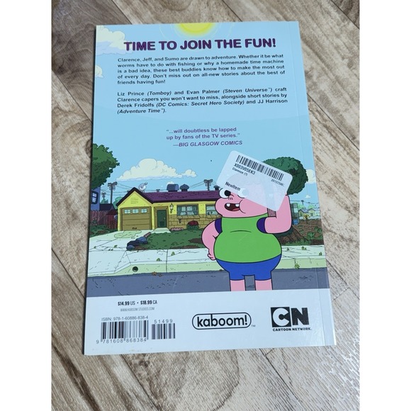 Clarence paperback kids book Cartoon Network by Liz Prince - Picture 3 of 3